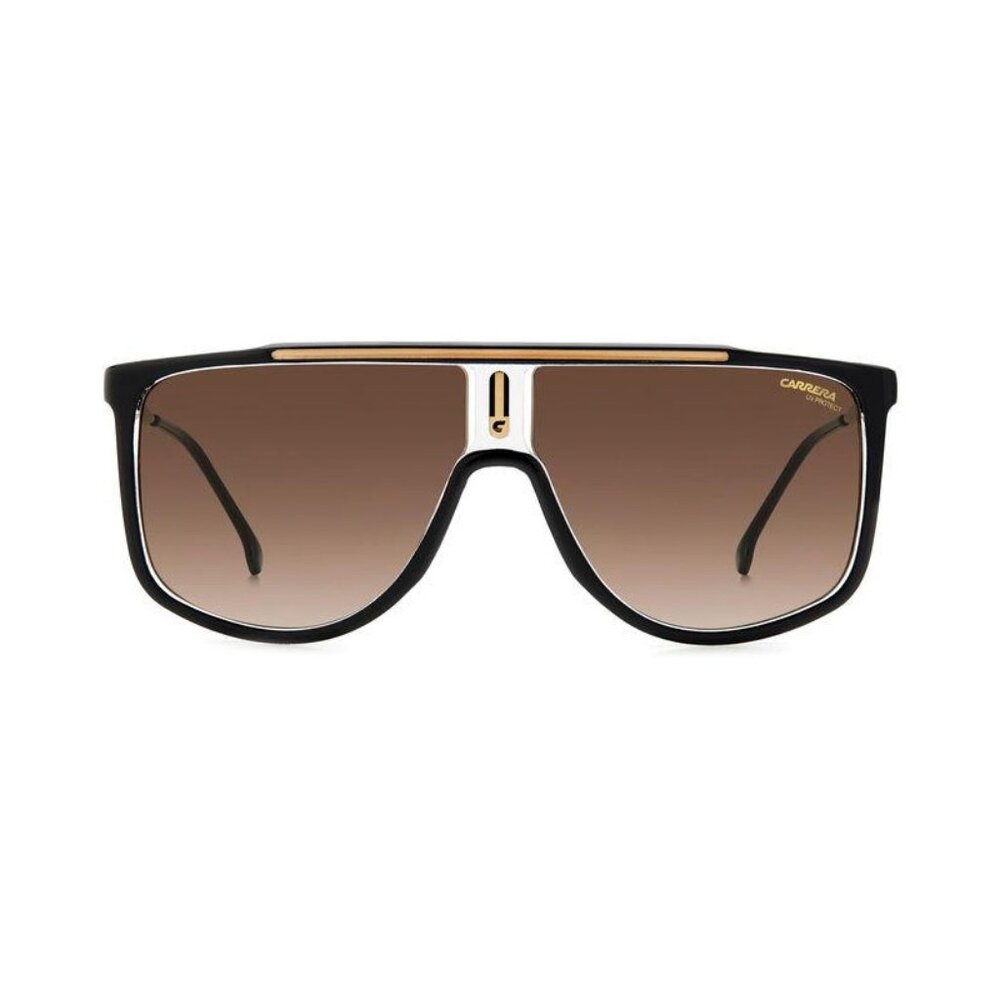 NEW AVIATOR CARRERA 1056/S 2M2 HA MEN SUNGLASSES CARRERA BLACK BROWN EYEWEAR - Picture 2 of 3